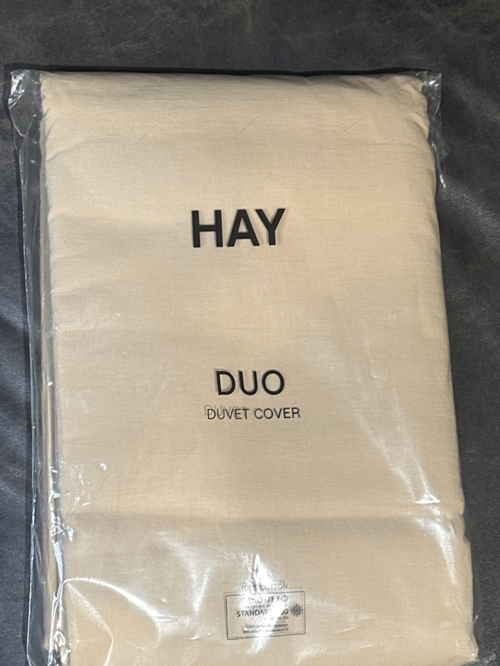 HAY Duo Duvet Cover in Cappuccino